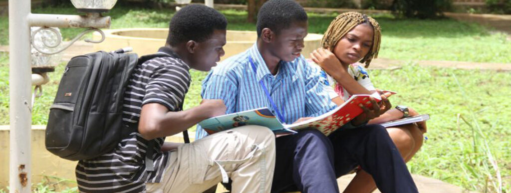 Students reading